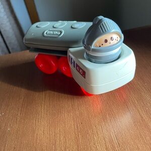 Vintage Little Tikes Wee Waffle Blocks Space Launch Pad Vehicle Accessory Truck